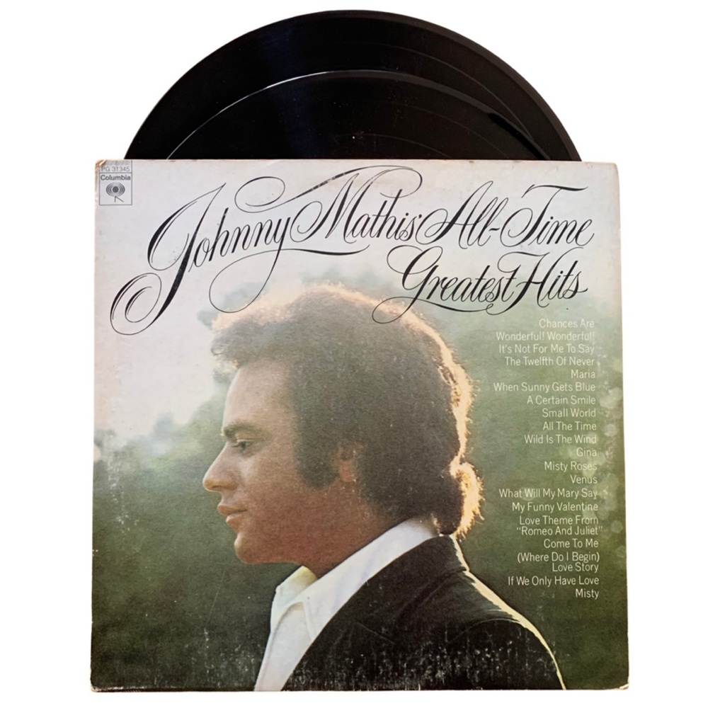 Johnny Mathis All-Time Greatest Hits vinyl